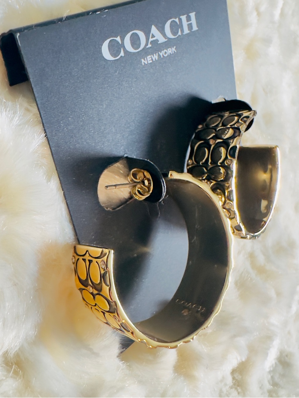 Coach • signature earrings - Picture 4 of 7